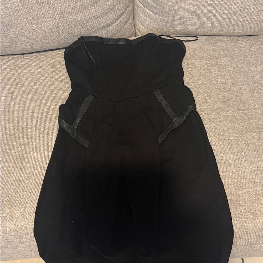 Guess by Marciano Black Strapless Dress